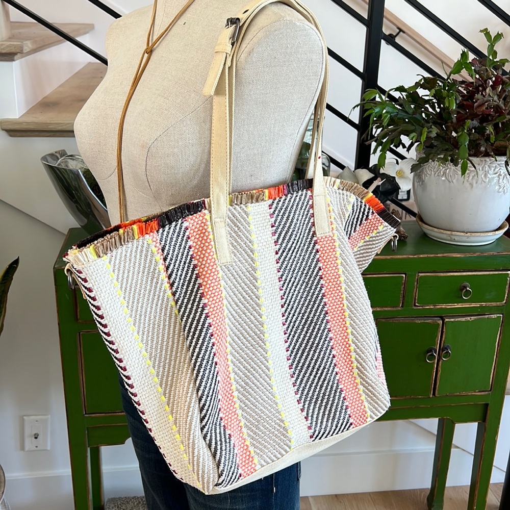 Boho Woven Summer Tote